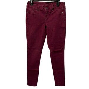 Maurices Dark Mauve Pink Skinny Jeans, Women’s Medium